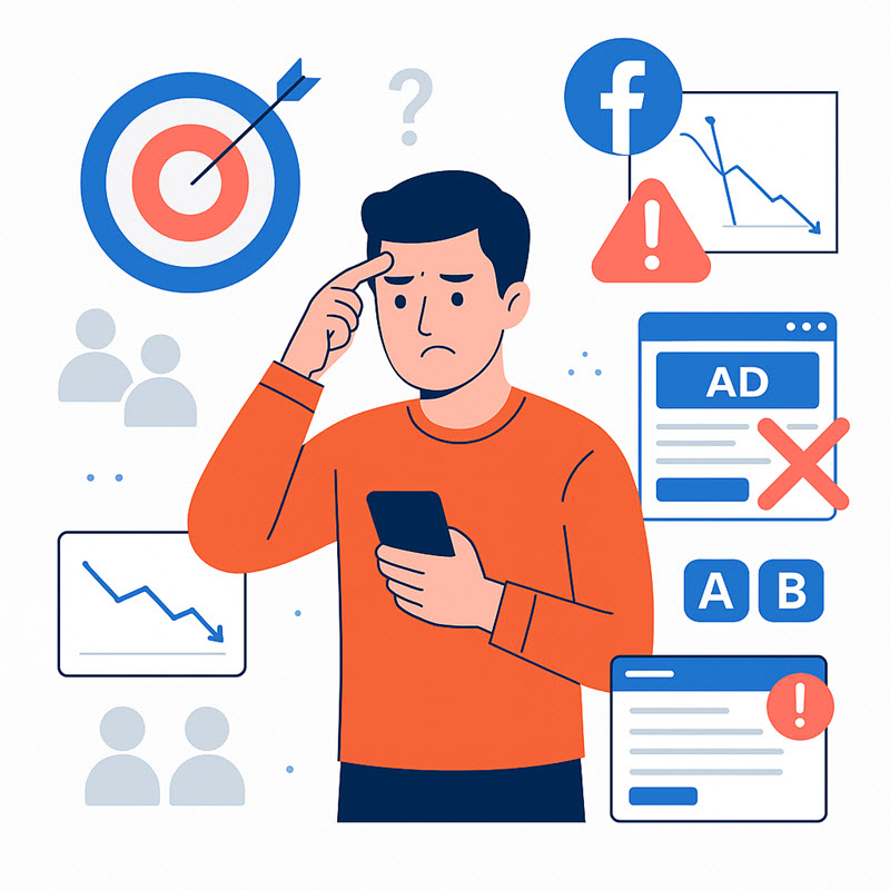 Các lỗi target phổ biến khiến quảng cáo Facebook không ra đơn