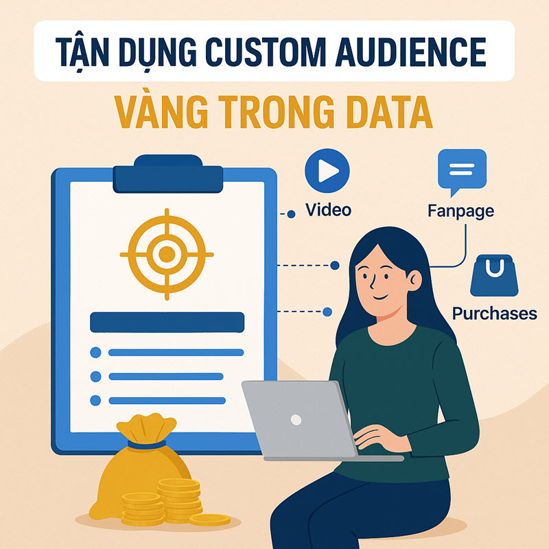 Tận dụng Custom Audience – "Vàng trong data"