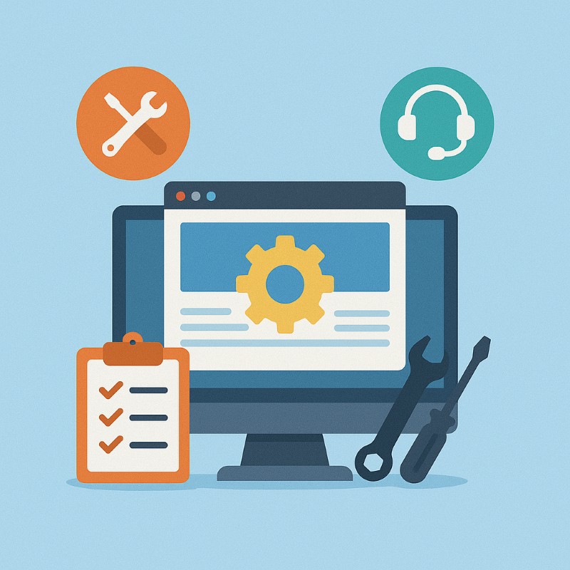 Bảo trf, hỗ trợ, nâng cấp kỹ thuật website