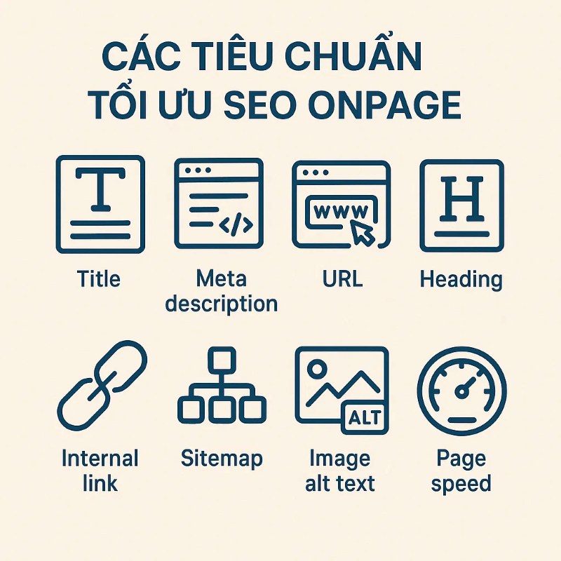 Các tiêu chuẩn tối ưu SEO Onpage nâng cao