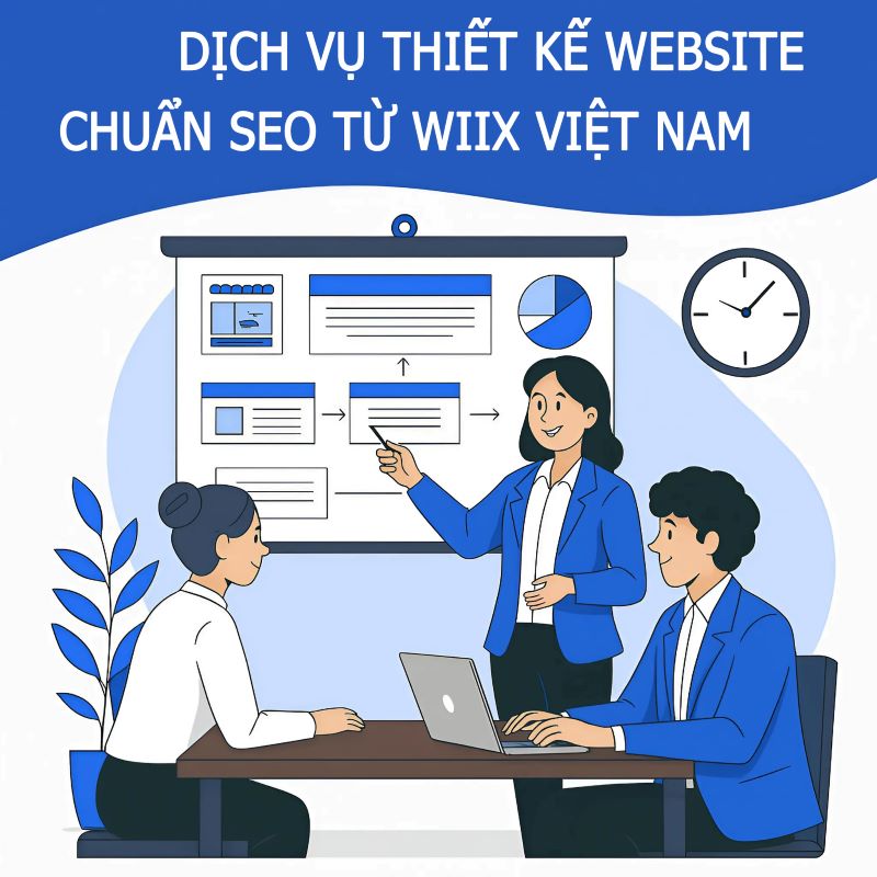 Dịch Vụ Thiết Kế Website Chuẩn SEO Từ Wiix Việt Nam
