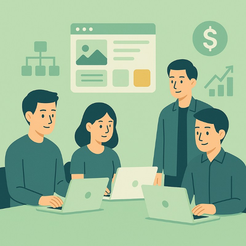Đội ngũ chuyên gia thiết kế website của Wiix
