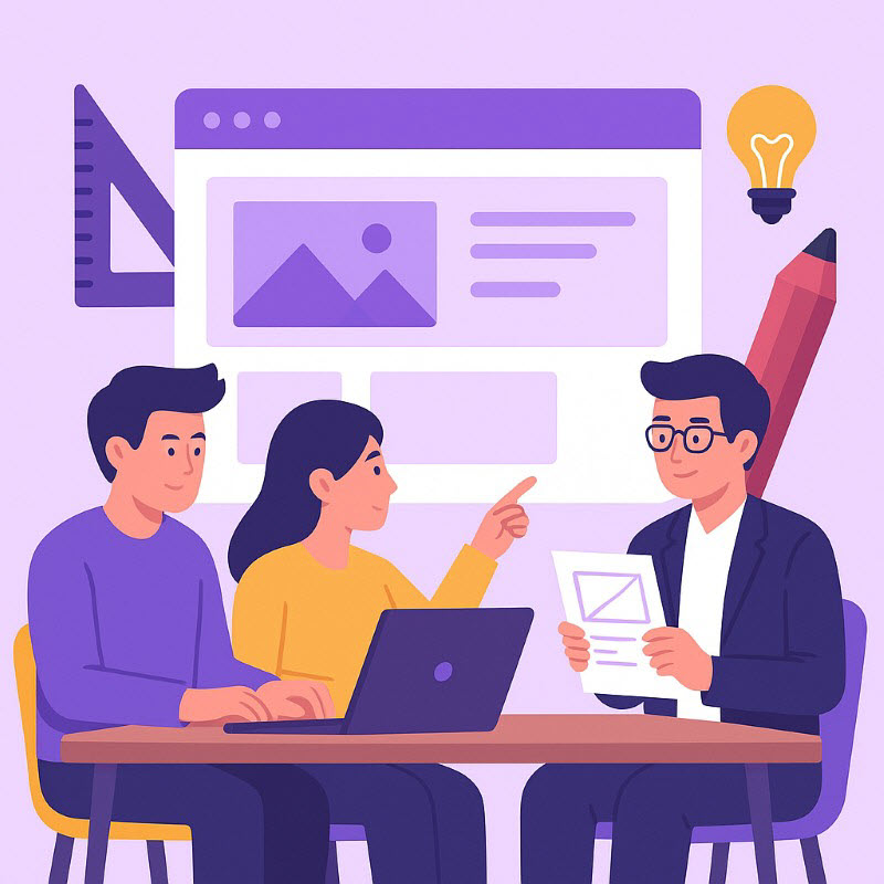 Đội ngũ thiết kế website bán hàng chuyên nghiệp của Wiix