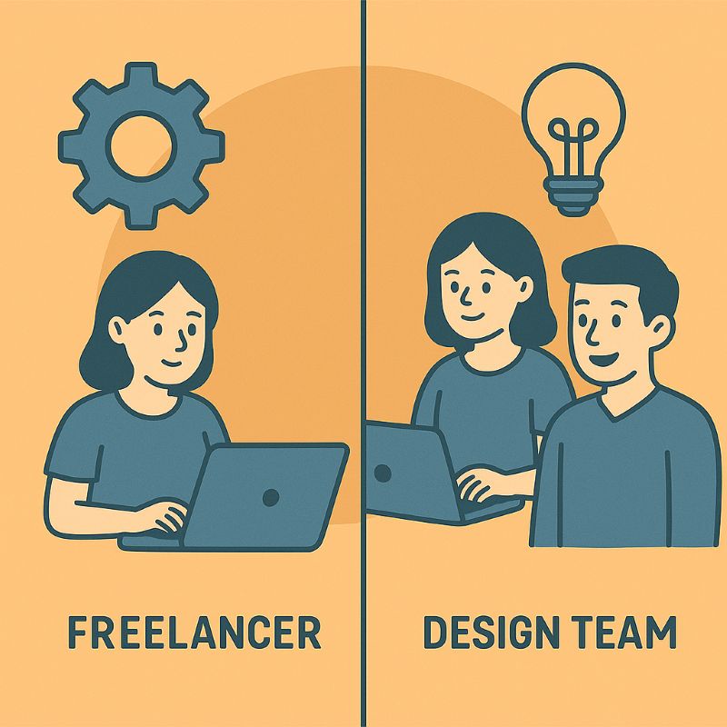 Đơn vị làm website uy tín khác gì so với freelancer