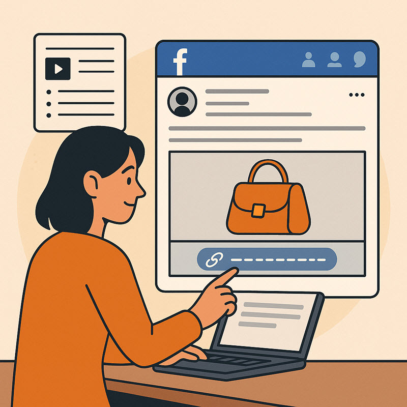 Gắn link trong bài đăng fanpage hoặc trang cá nhân