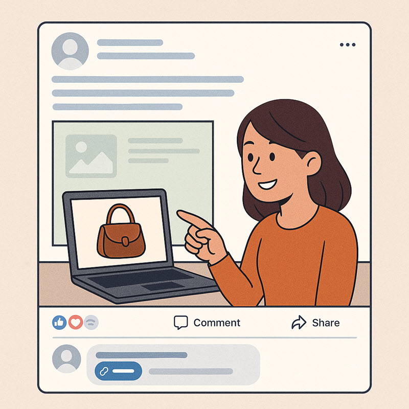 Gắn link trong phần bình luận