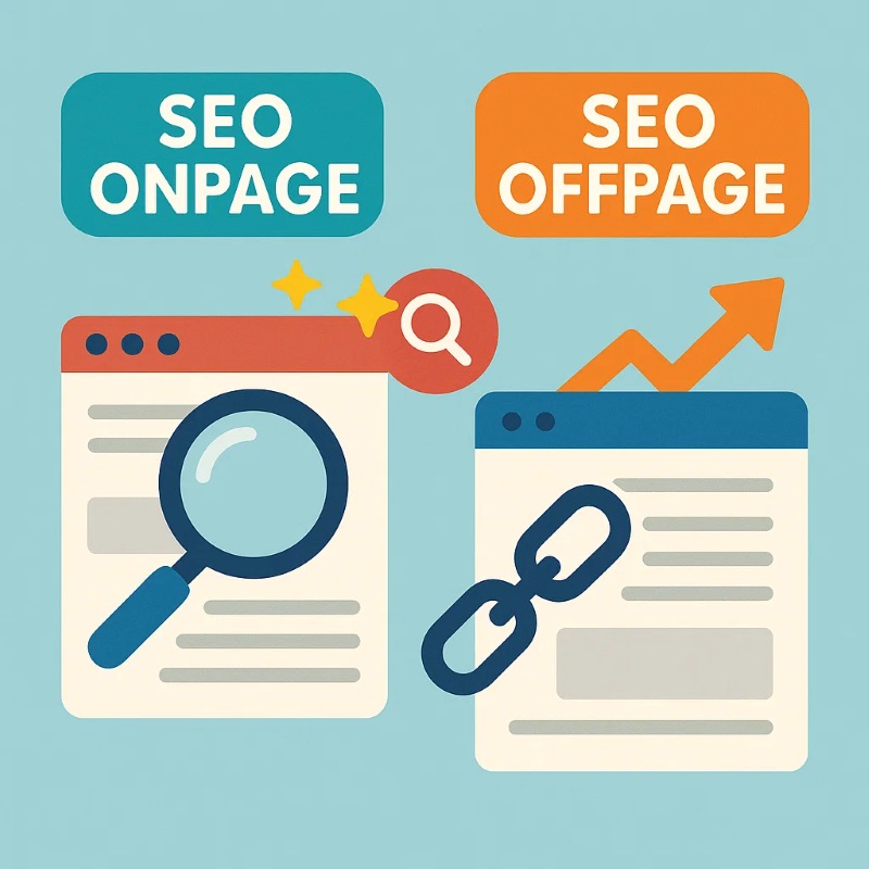 Sự khác nhau giữa SEO Onpage và Offpage