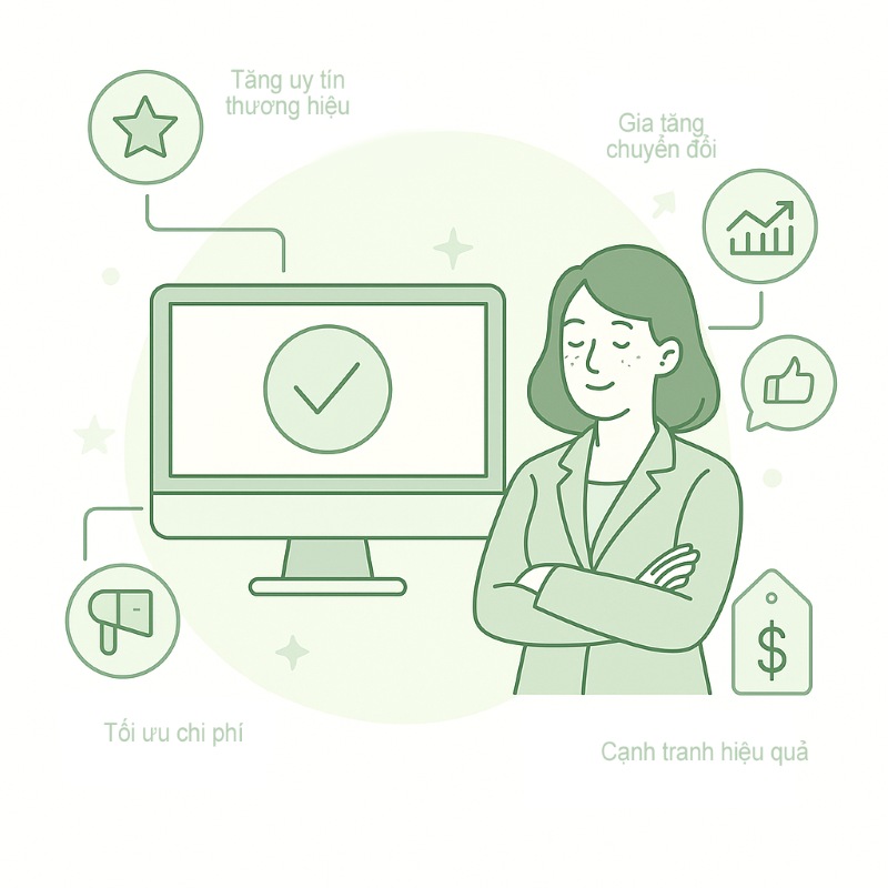 Lợi ích của website chuyên nghiệp