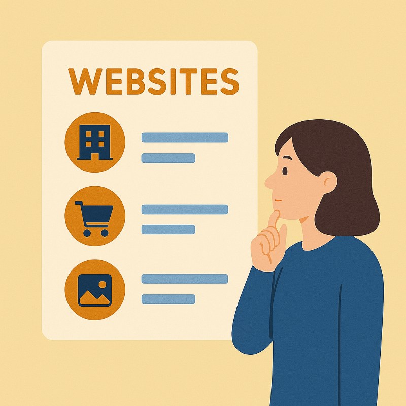 Những loại website phổ biến hiện nay