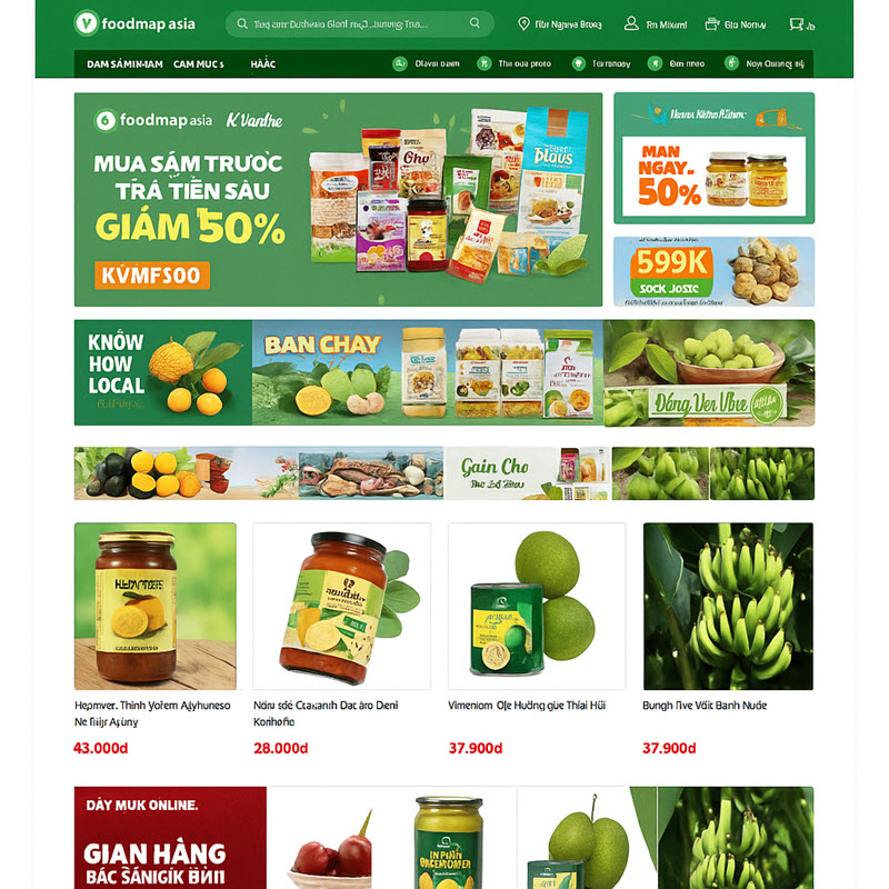 Quảng cáo Thực Phẩm Sạch, Đặc Sản Vùng Miền