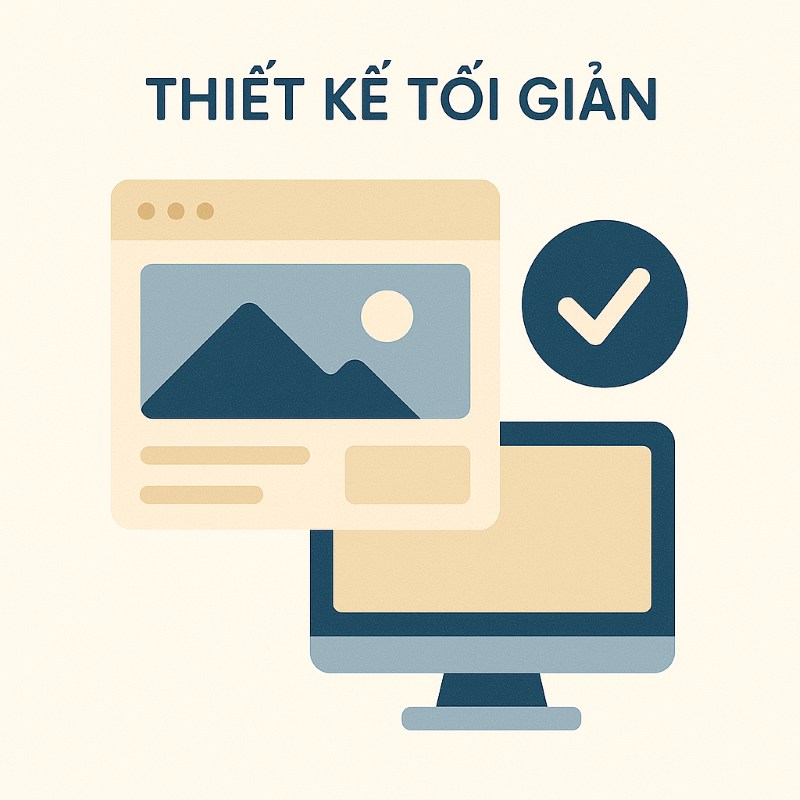 Thiết kế website phong cách tối giản