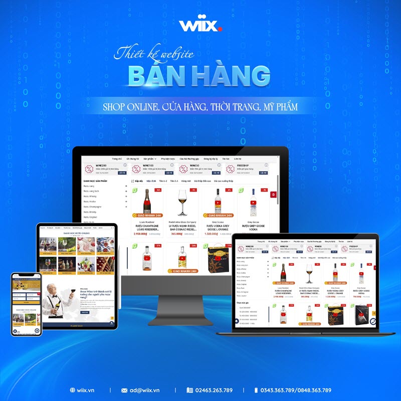Thiết kế Website bán hàng, thương mại điện tử