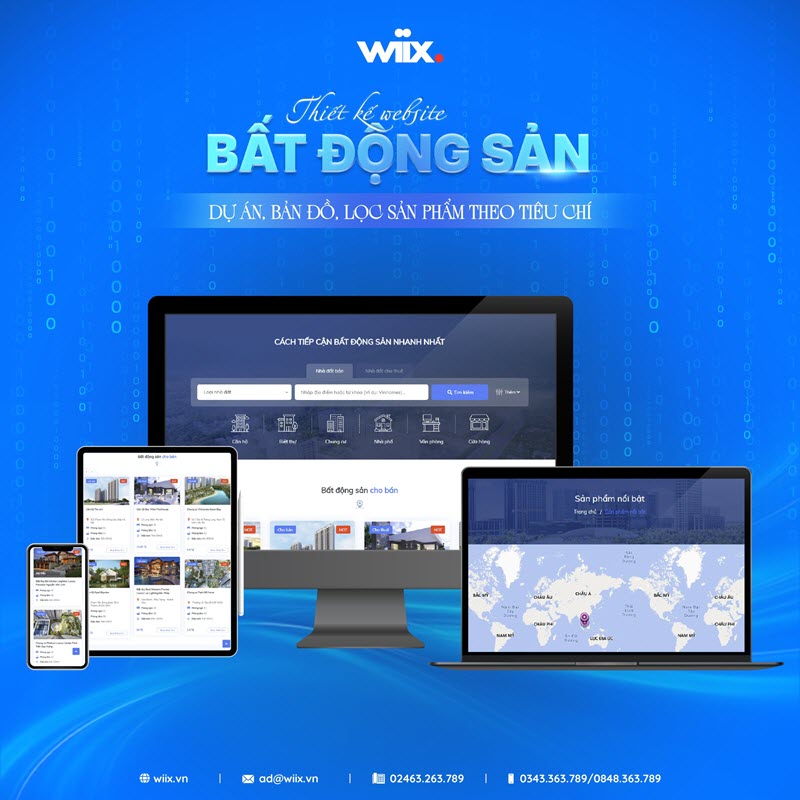 Thiết kế Website ngành bất động sản